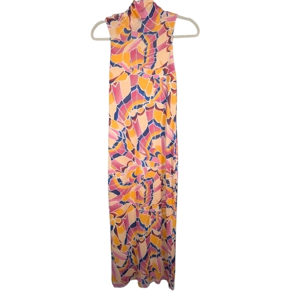 NWT AFRM sleeveless mock neck bodycon maxi dress size womans medium
